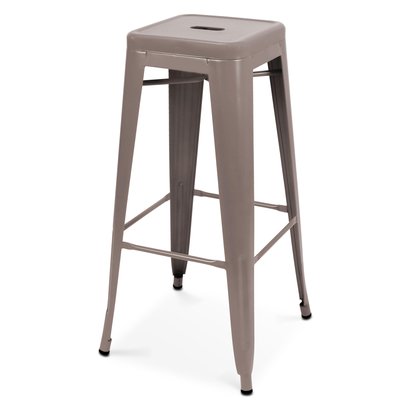 Tabouret en métal mat, INDUS OVIALA