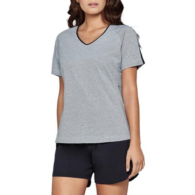 Ensemble pyjama court rayé en coton BIO ORGANIC IMPETUS WOMAN