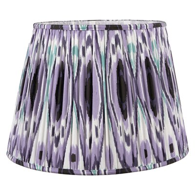 Isadora Ikat Patterned Gathered Tapered Shade SO'HOME