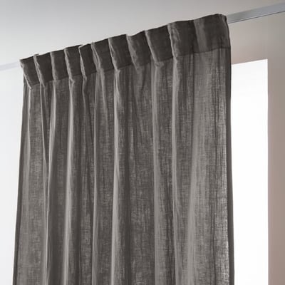 Rideau galon fronceur en 100% Gaze de Coton Terra EDEN