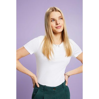 Crew Neck T-Shirt with Short Sleeves ESPRIT