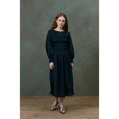 Gesmokte midi-jurk, AYMEE LOUISE MISHA