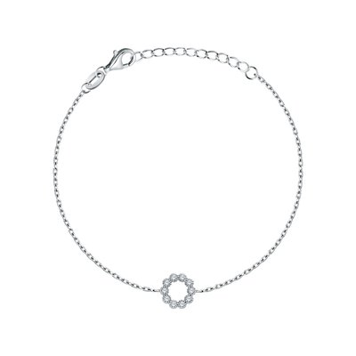 Bracelet en argent 925 et oxyde de zirconium ARBELO