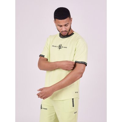 T-shirt uni avec bande logo PROJECT X