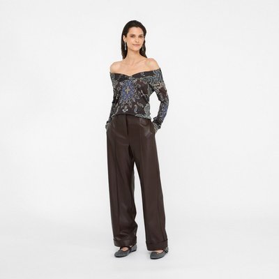 Pantalon en tissu enduit LIU JO