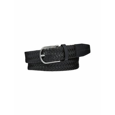 Riem in gevlochten leer Business Luxe TOMMY HILFIGER