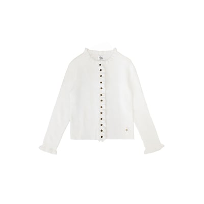 Cardigan con volant, MUDYA LA PETITE ETOILE