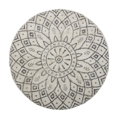 Tapis rond coton tufté imprimé  Acton BLOOMINGVILLE