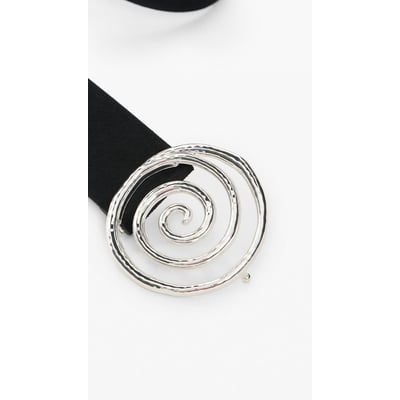 Ceinture en cuir à boucle géométrique DESIGUAL