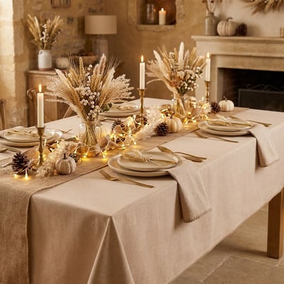 Nappe recyclée Flânerie Hivernale EDEN
