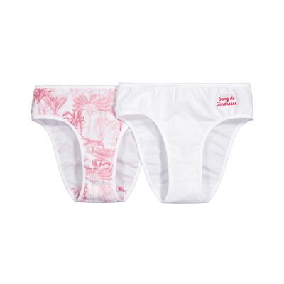 Lot de 2 culottes fabriquées en France LA REDOUTE COLLECTIONS