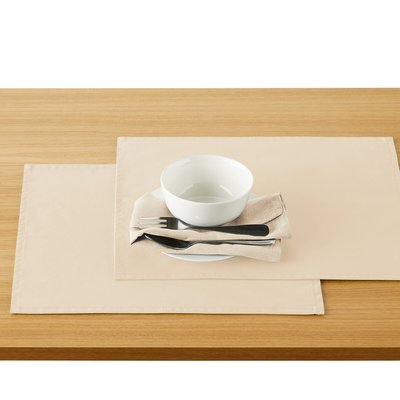 Set van 2 placemats in soepel gecoat katoen, Scénario LA REDOUTE INTERIEURS
