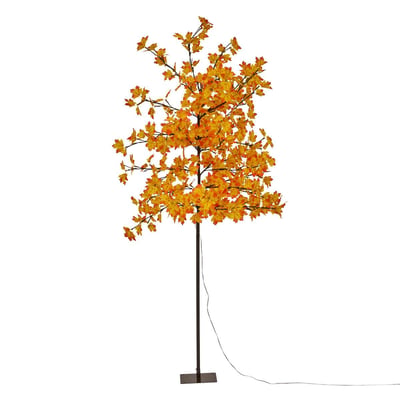 Arbre orange lumineux extérieur 300 LED H200 cm AILU FEERIC LIGHTS & CHRISTMAS
