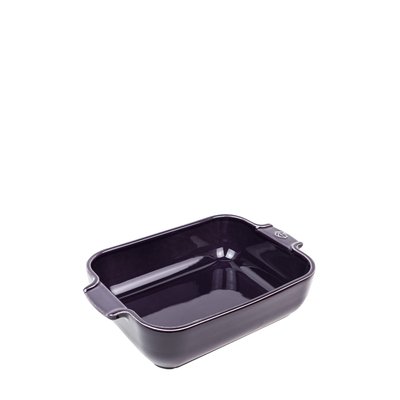Plat four céramique rectangle aubergine 25 cm - 10' Appolia PEUGEOT