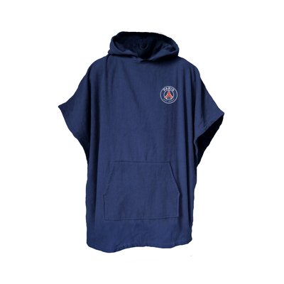 Poncho de bain Enfant 100% Coton, Paris Saint Germain LOGO PSG