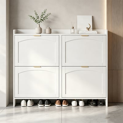 Meuble à chaussures 4 portes ,JORDIN MEUBLES COSY