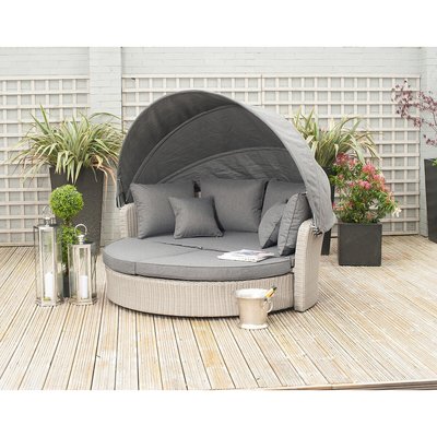 Barbados Garden Day Bed - Stone Grey SO'HOME