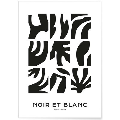 Affiche Noir et blanc L'AFFICHERIE