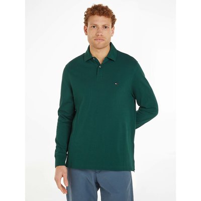 Polo de manga larga recta de punto piqué 1985 TOMMY HILFIGER