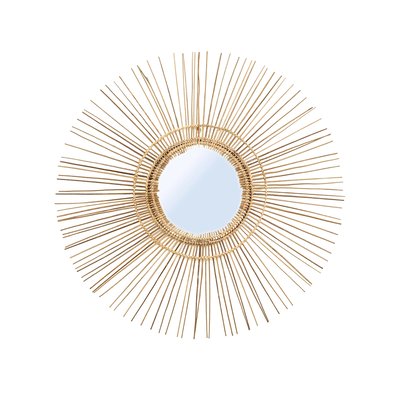 Miroir en rotin TROPICAL BAZAR BIZAR