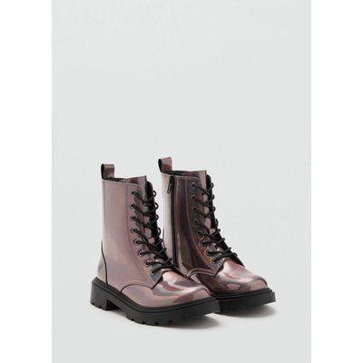 Bottines métallisées zippées MANGO KIDS