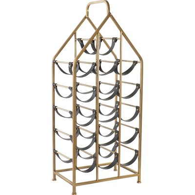 porte-bouteilles métal doré design loft élégant RECOLLECTION