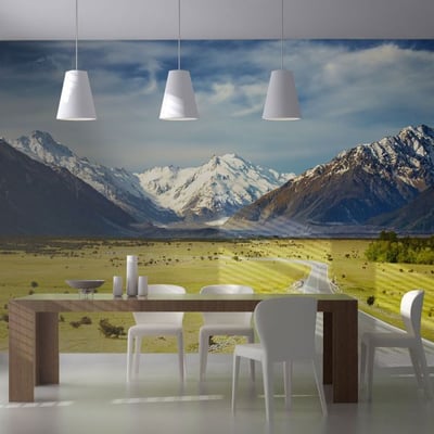 Papier peint intissé panoramique Paysage Southern Alps, New Zealand EDEN