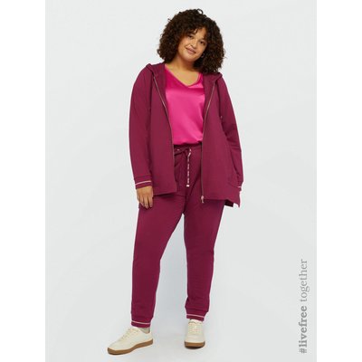 Pantalon en molleton, bande à la taille et logo imprimé FIORELLA RUBINO