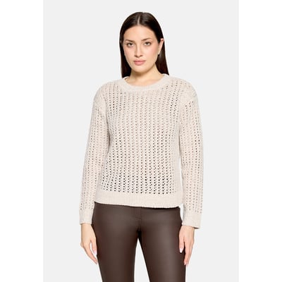 Pull-over en grosse maille à motif ajouré BETTY BARCLAY