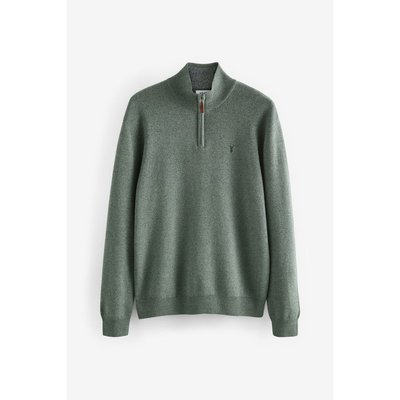 Pull regular haut de gamme à col semi-zippé NEXT