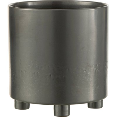 Cachepot en céramique fumée   design élégant RECOLLECTION