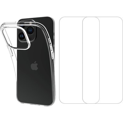 Coque iPhone 15 Pro Max coque + Verre trempé ESSENTIEL B