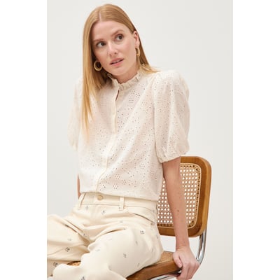 Chemise en coton manches coude BONOBO