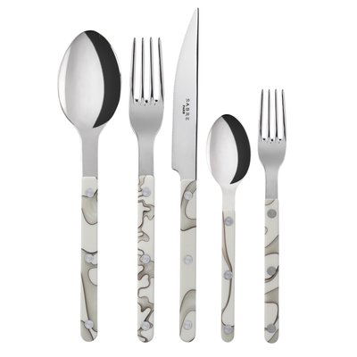 Set de 5 couverts de table, Bistrot Dune SABRE