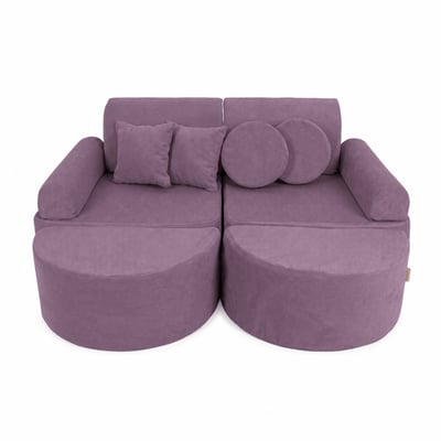 Canapé modulable velours SLIMCORDE MEOW BABY