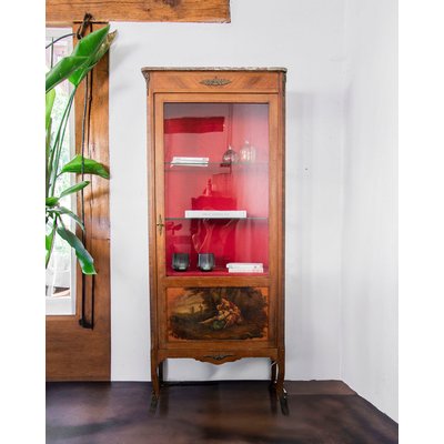 Grand meuble vitrine Michel N°358 - Bon état DEBONGOUT