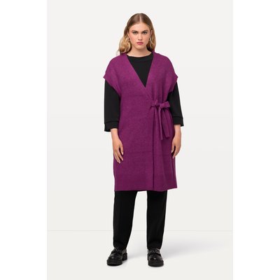 Gilet sans manches en maille côtelée à col ULLA POPKEN