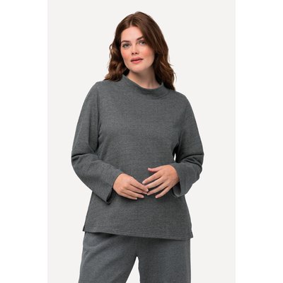Sweat-shirt en coton bio - col montant ULLA POPKEN