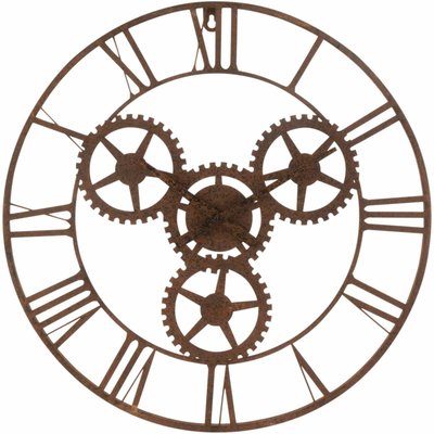 Horloge murale en fer, ronde, Revloc RECOLLECTION