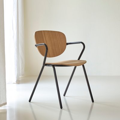 Chaise en frêne et métal ADA TIKAMOON