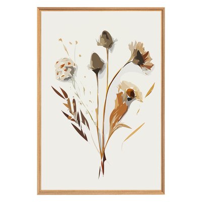 Tableau Mural Encadré Fleurs Réels FLEUR CEANOTHE