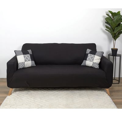 Housse De Canapé 3 Places Extensible Gris DECORATIE