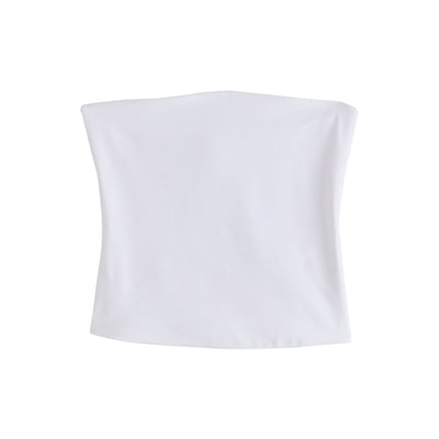 Top bandeau effet peau de pêche NEXT