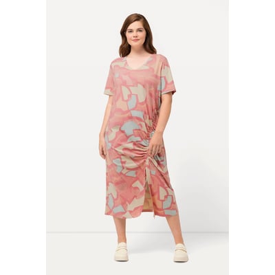 Robe maxi, ruban à froncer, col V ULLA POPKEN