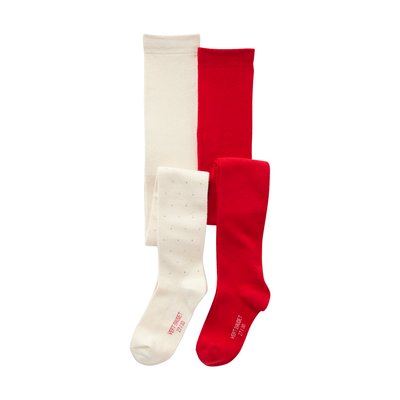 Lot 2 Collants Noël VERTBAUDET
