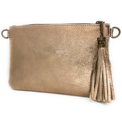 Pochette en cuir grainé irisé MORGANE OH MY BAG