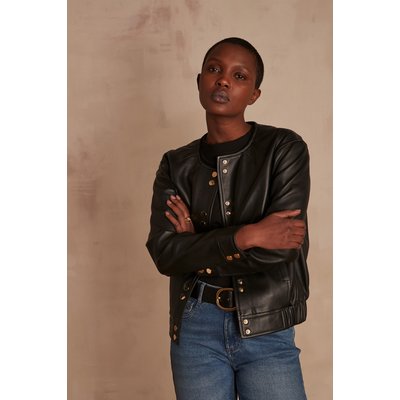 Blouson en cuir bella Maison 123