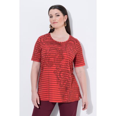 T-shirt rayé en coton Pima ULLA POPKEN