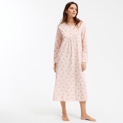 Chemise de nuit en jersey de coton, imprimé floral ANNE WEYBURN