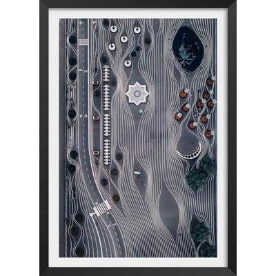 Affiche photo drône espace temps HEXOA